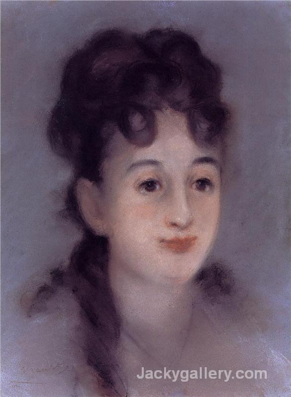 Eva Gonzales by Edouard Manet paintings reproduction